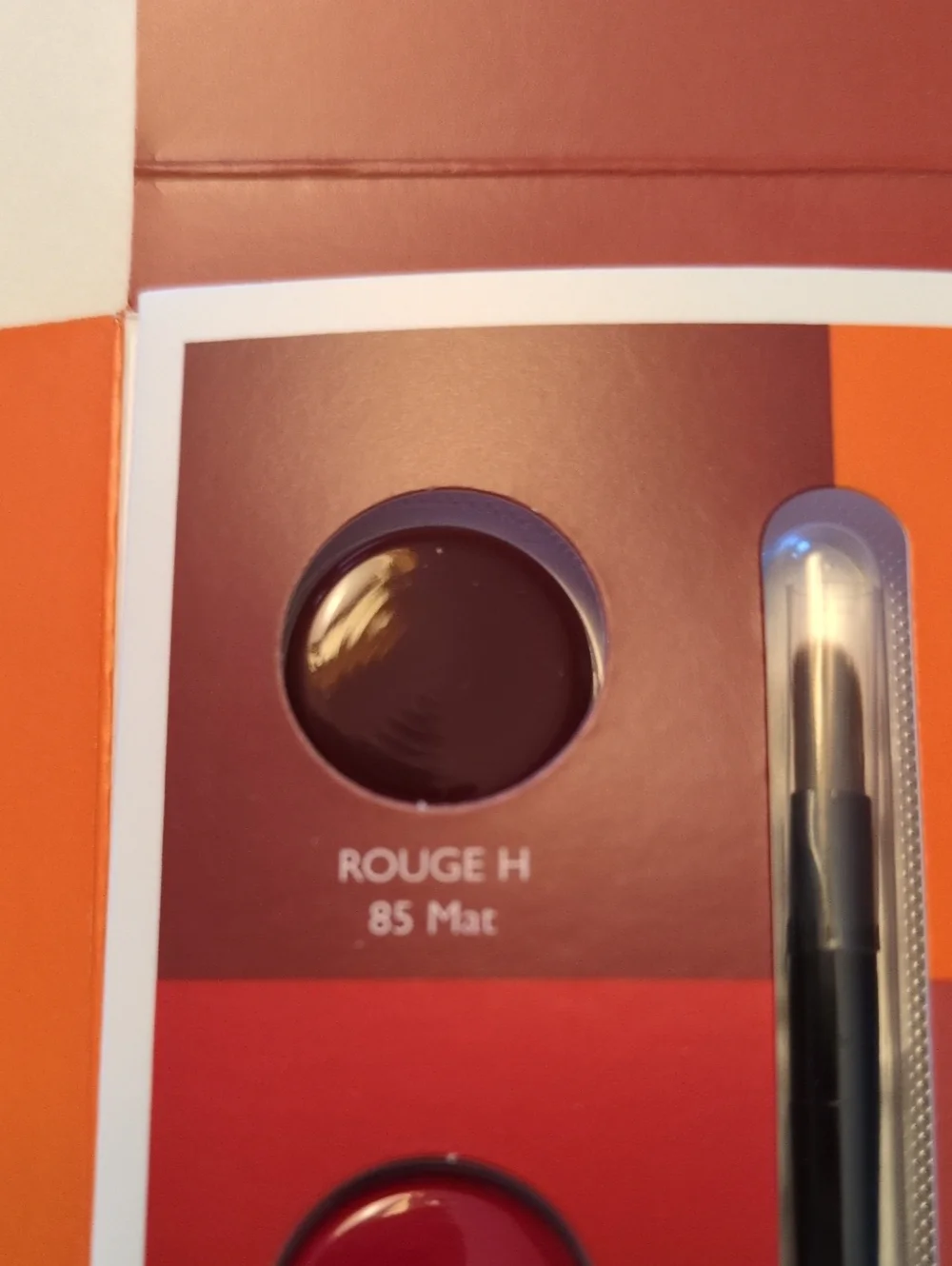 Hermès Paris L'orange Passe Au Rouge Orange Turns Red Lipstick Samples New